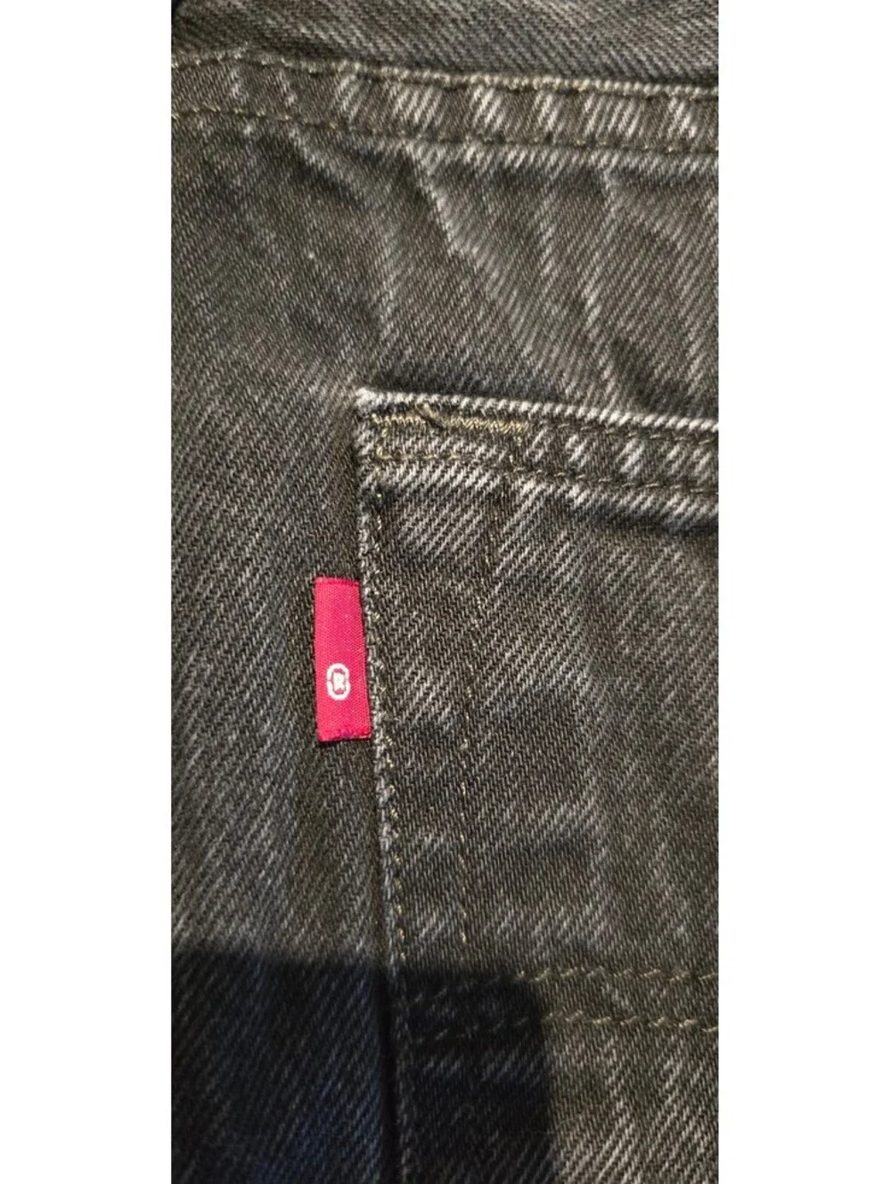 Circa 2014 Black 36x34 Button Fly Authentic Levi 501's